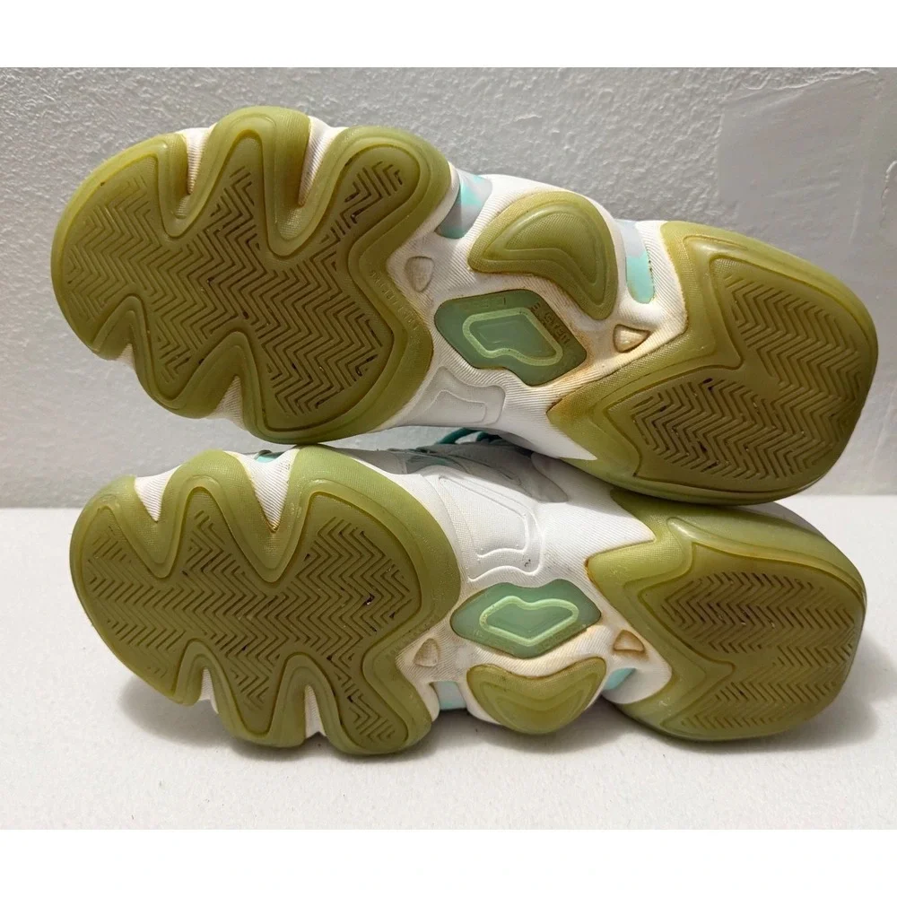 Adidas Crazy 8 Basketball Shoes Mens 10 White Teal Excellent Retro C75759